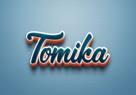 Cursive Name DP: Tomika