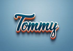Cursive Name DP: Tommy
