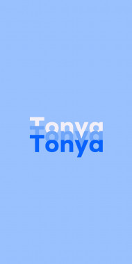 Name DP: Tonya