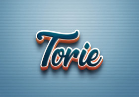 Cursive Name DP: Torie