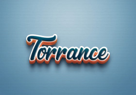 Cursive Name DP: Torrance