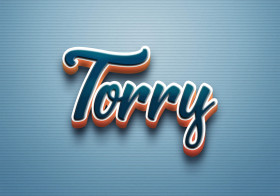 Cursive Name DP: Torry