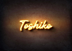 Glow Name Profile Picture for Toshiko