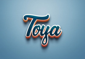 Cursive Name DP: Toya