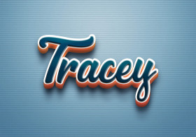 Cursive Name DP: Tracey