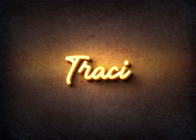Glow Name Profile Picture for Traci
