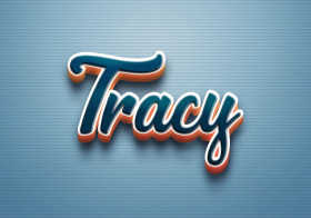 Cursive Name DP: Tracy