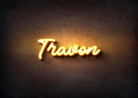 Glow Name Profile Picture for Travon