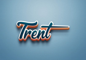 Cursive Name DP: Trent