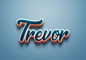 Cursive Name DP: Trevor
