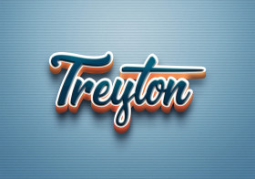 Cursive Name DP: Treyton