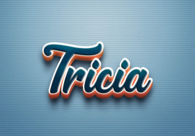 Cursive Name DP: Tricia