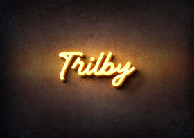 Glow Name Profile Picture for Trilby