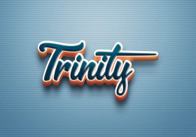 Cursive Name DP: Trinity