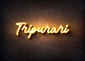 Glow Name Profile Picture for Tripurari