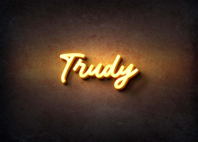 Glow Name Profile Picture for Trudy