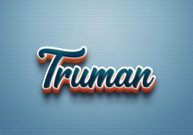 Cursive Name DP: Truman