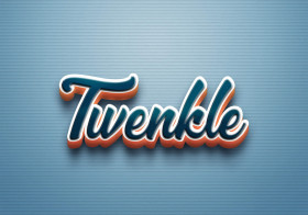 Cursive Name DP: Twenkle