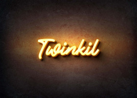 Glow Name Profile Picture for Twinkil