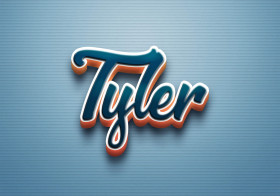 Cursive Name DP: Tyler