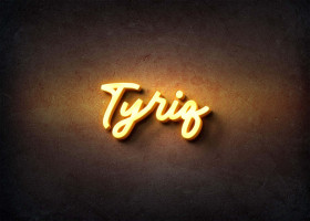 Glow Name Profile Picture for Tyriq