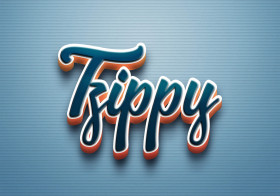 Cursive Name DP: Tzippy
