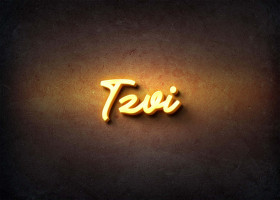 Glow Name Profile Picture for Tzvi