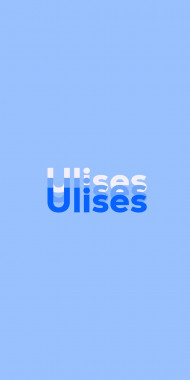 Name DP: Ulises