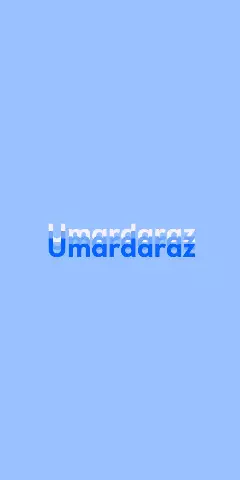 Name DP: Umardaraz