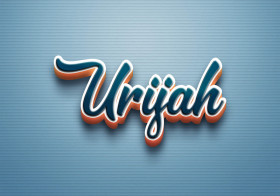 Cursive Name DP: Urijah