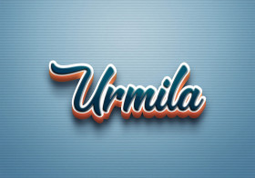 Cursive Name DP: Urmila