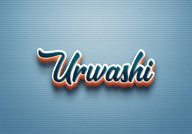 Cursive Name DP: Urwashi
