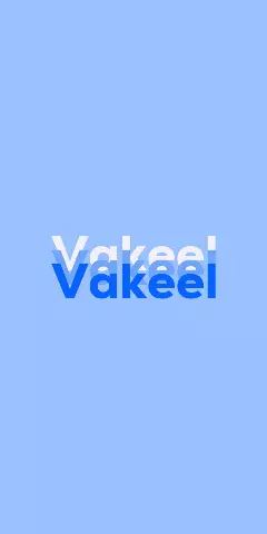 Name DP: Vakeel