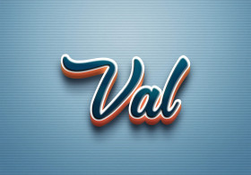 Cursive Name DP: Val