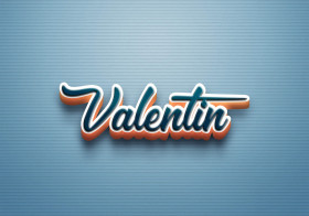 Cursive Name DP: Valentin