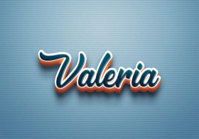 Cursive Name DP: Valeria