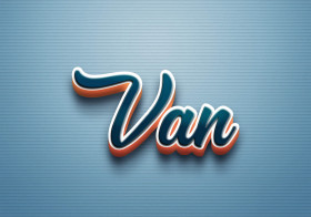 Cursive Name DP: Van