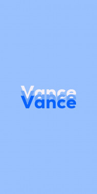 Name DP: Vance