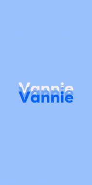Name DP: Vannie