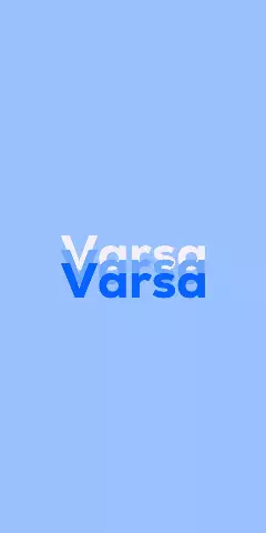 Name DP: Varsa