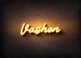 Glow Name Profile Picture for Vashon