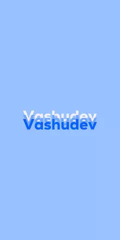 Vashudev Name Wallpaper