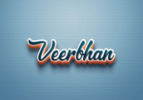 Cursive Name DP: Veerbhan