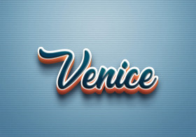 Cursive Name DP: Venice
