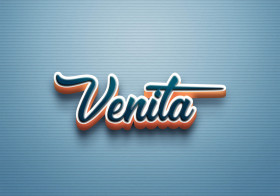 Cursive Name DP: Venita