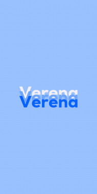 Name DP: Verena