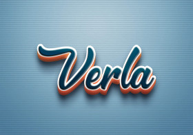 Cursive Name DP: Verla