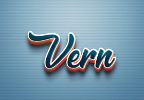 Cursive Name DP: Vern