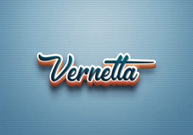 Cursive Name DP: Vernetta