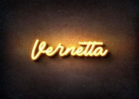 Glow Name Profile Picture for Vernetta